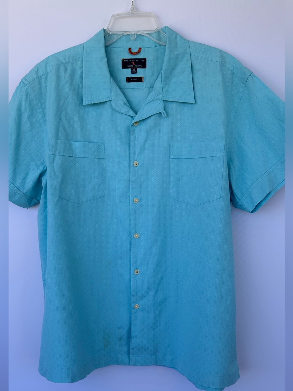 Margaritaville Men’s Island Reserve Cusjoe Camp Shirt Short Sleeve‎ Size XL